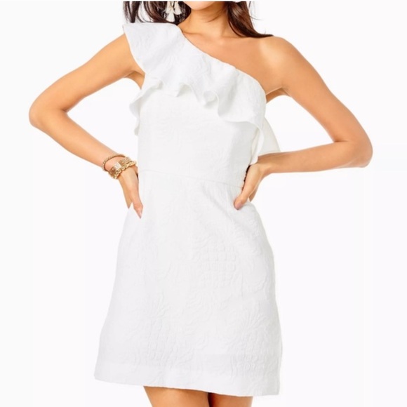 Lilly Pulitzer Kipton One-Shoulder Romper - Picture 2 of 6